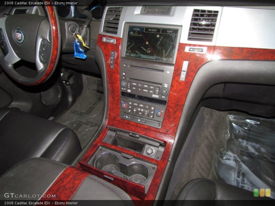 Ebony Interior Controls for the 2008 Cadillac Escalade ESV #50659508