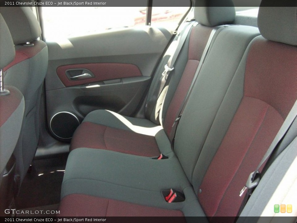 Jet Black/Sport Red Interior Photo for the 2011 Chevrolet Cruze ECO #50660021