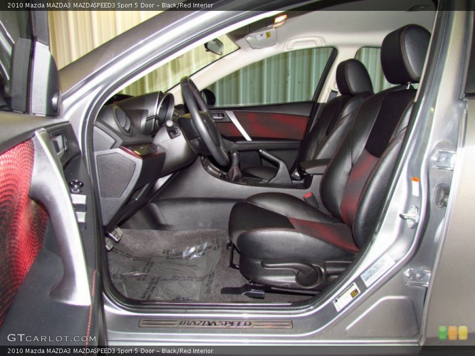 Black/Red Interior Photo for the 2010 Mazda MAZDA3 MAZDASPEED3 Sport 5 Door #50663048