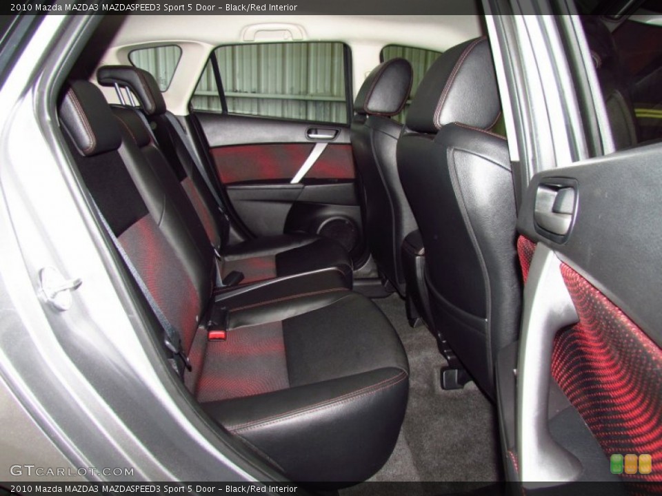Black/Red Interior Photo for the 2010 Mazda MAZDA3 MAZDASPEED3 Sport 5 Door #50663078