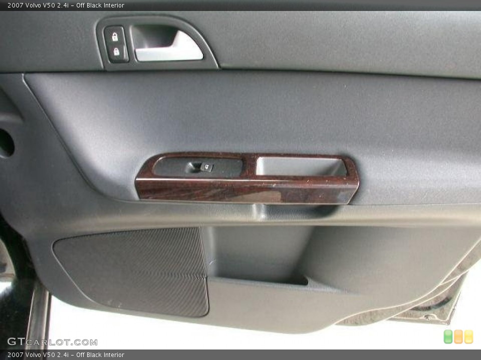Off Black Interior Door Panel for the 2007 Volvo V50 2.4i #50663546