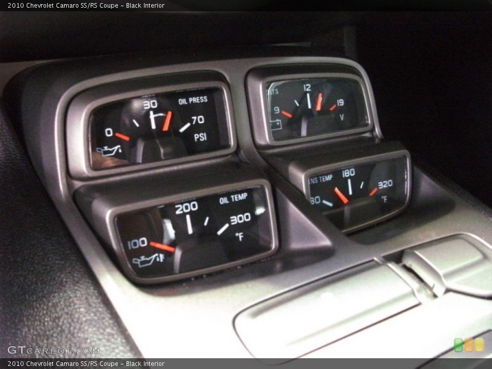 Black Interior Gauges for the 2010 Chevrolet Camaro SS/RS Coupe #50664980