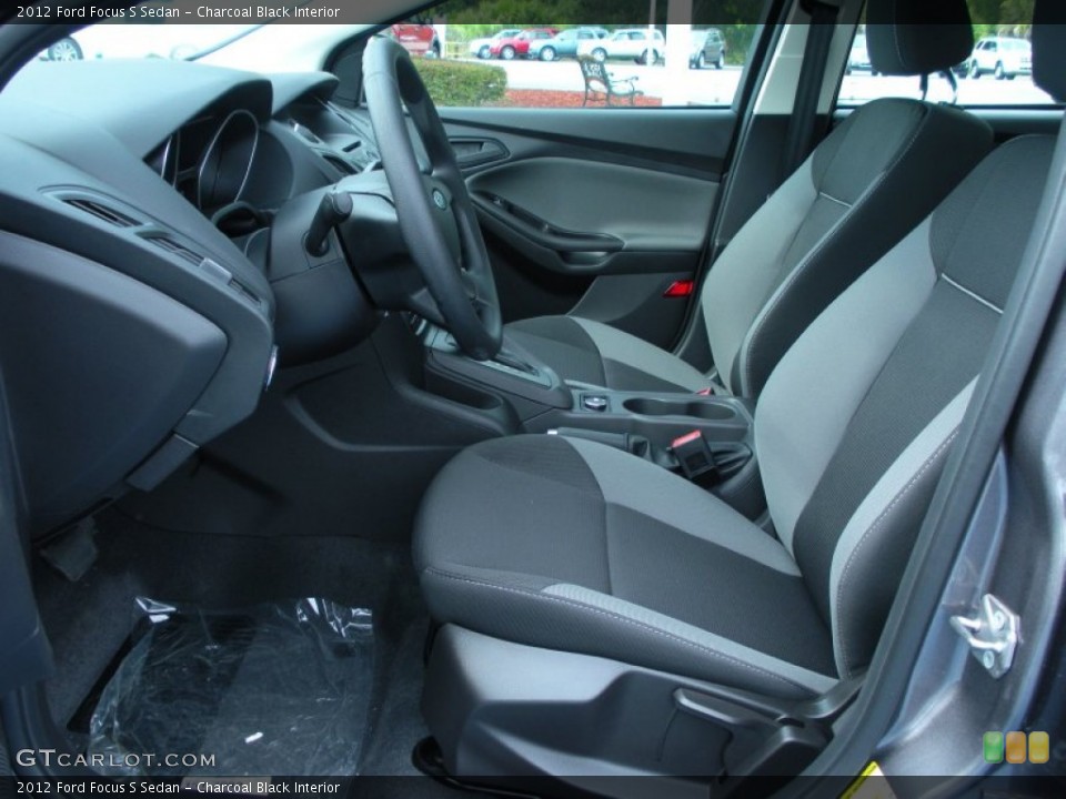 Charcoal Black Interior Photo for the 2012 Ford Focus S Sedan #50665001