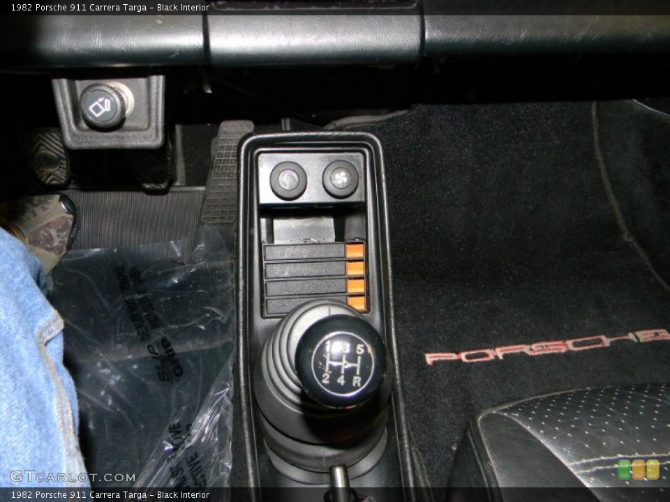 Black Interior Transmission for the 1982 Porsche 911 Carrera Targa #50666437