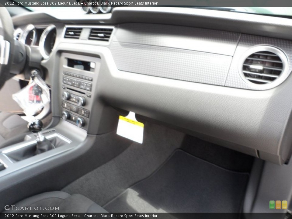 Charcoal Black Recaro Sport Seats Interior Dashboard for the 2012 Ford Mustang Boss 302 Laguna Seca #50667455