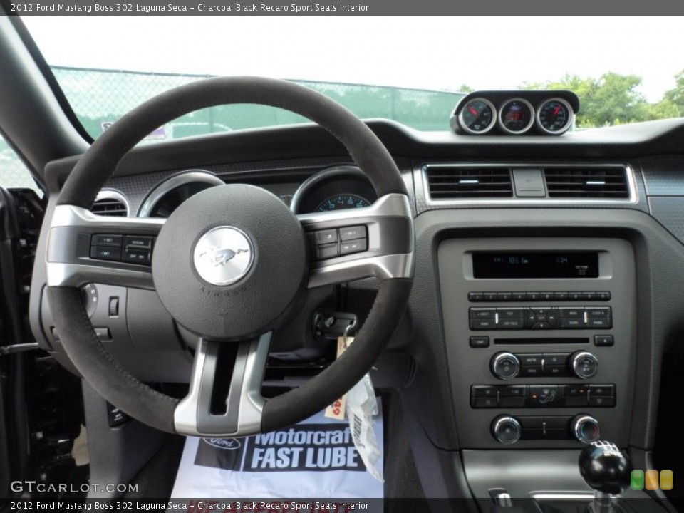Charcoal Black Recaro Sport Seats Interior Dashboard for the 2012 Ford Mustang Boss 302 Laguna Seca #50667569