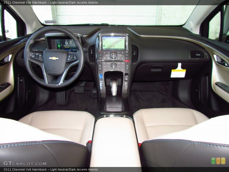Light Neutral/Dark Accents Interior Dashboard for the 2011 Chevrolet Volt Hatchback #50673557