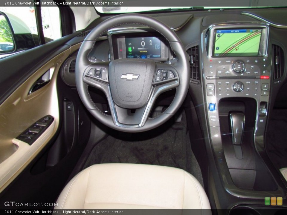 Light Neutral/Dark Accents Interior Dashboard for the 2011 Chevrolet Volt Hatchback #50673575