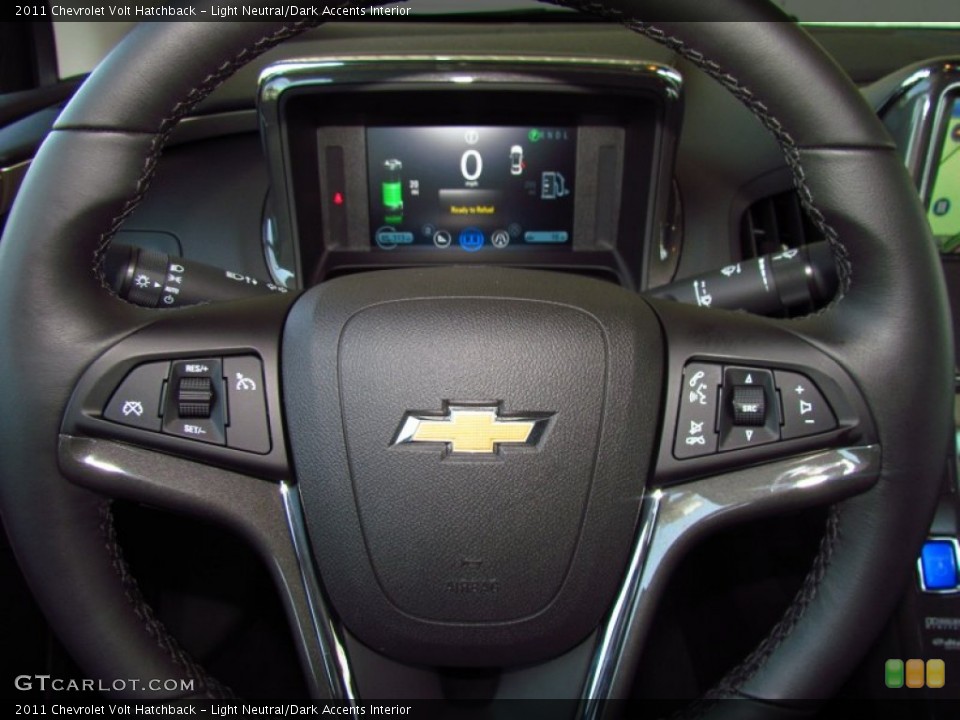 Light Neutral/Dark Accents Interior Steering Wheel for the 2011 Chevrolet Volt Hatchback #50673593