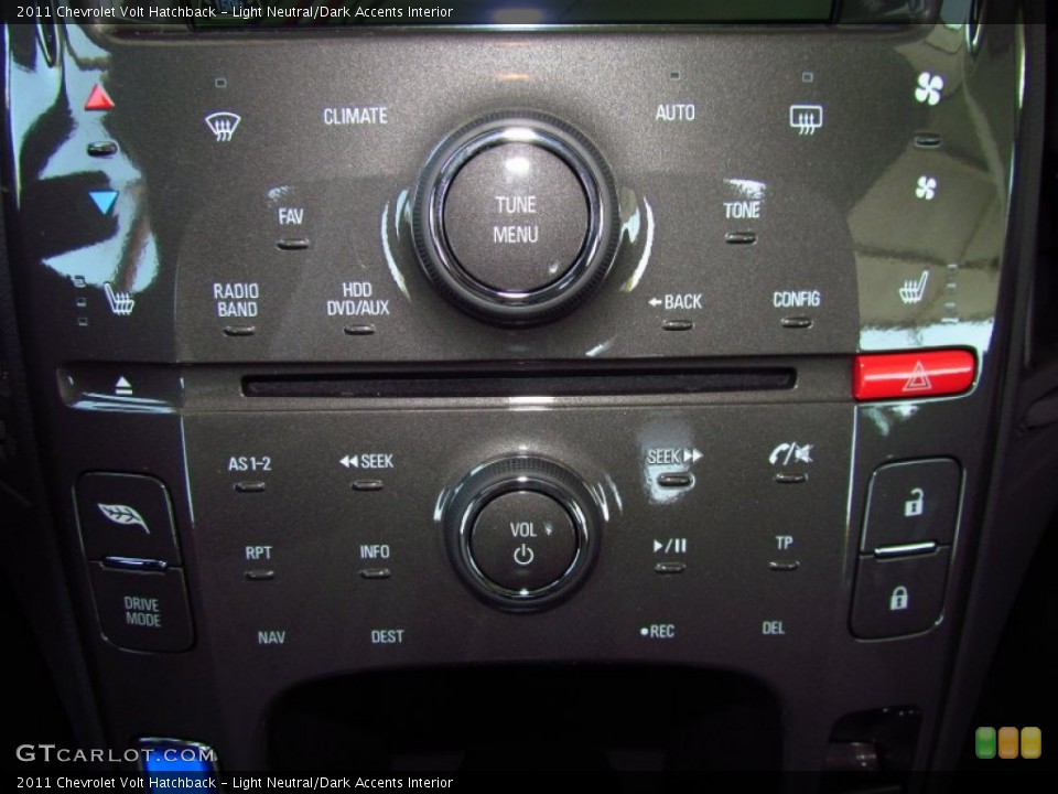 Light Neutral/Dark Accents Interior Controls for the 2011 Chevrolet Volt Hatchback #50673632