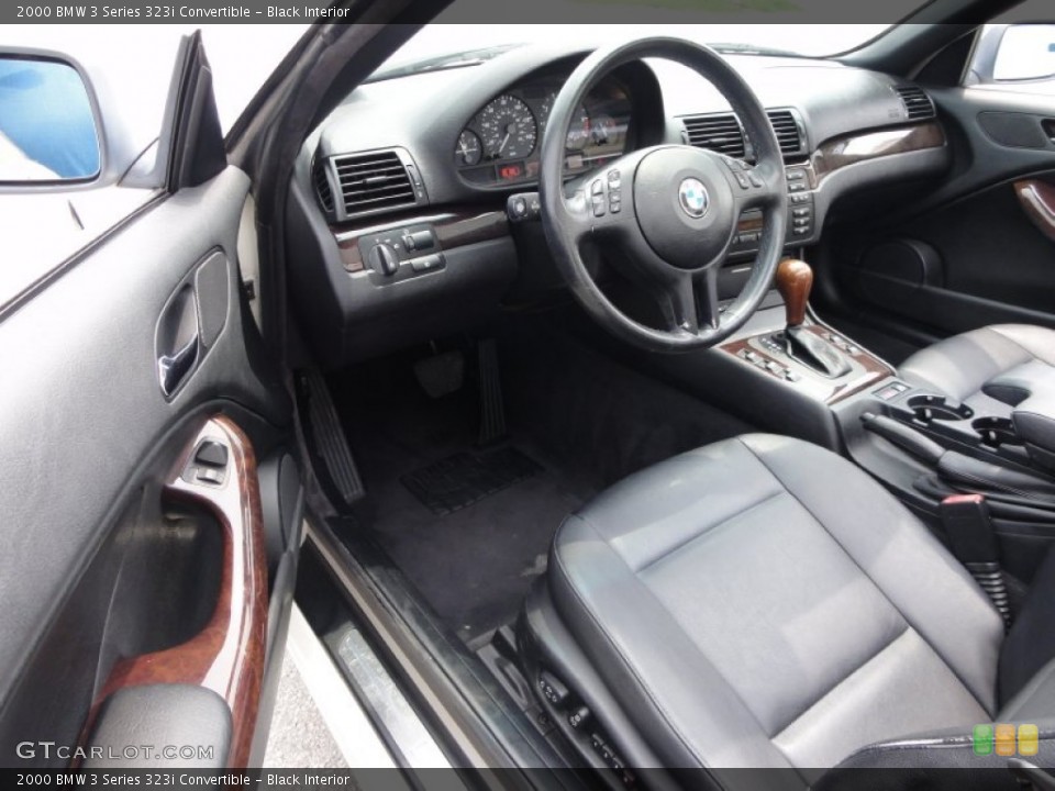 Black Interior Photo for the 2000 BMW 3 Series 323i Convertible #50675495