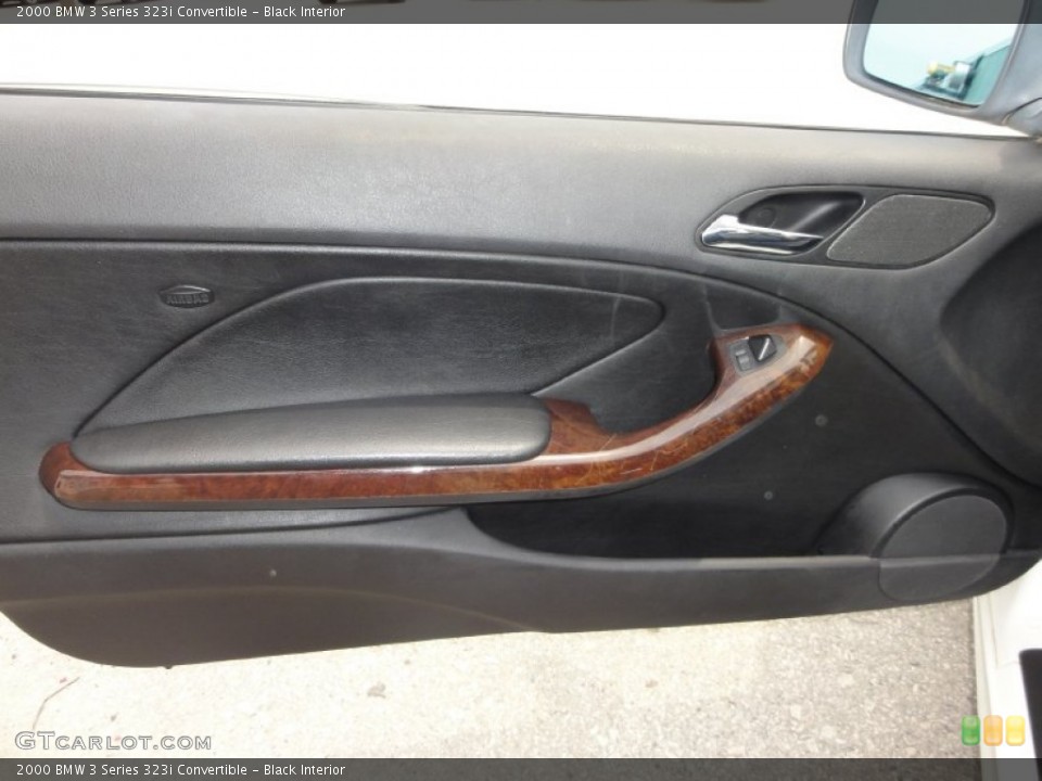 Black Interior Door Panel for the 2000 BMW 3 Series 323i Convertible #50675507