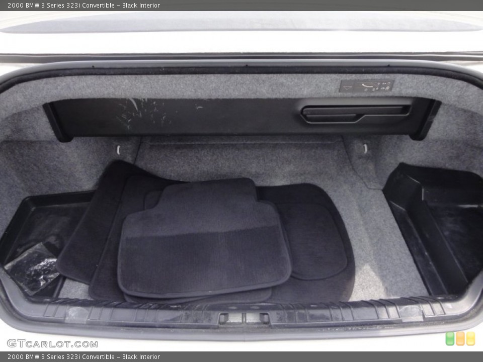 Black Interior Trunk for the 2000 BMW 3 Series 323i Convertible #50675624