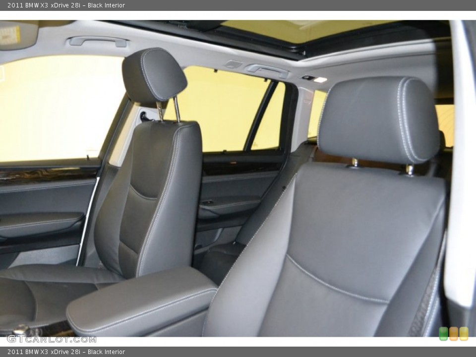 Black Interior Photo for the 2011 BMW X3 xDrive 28i #50676359