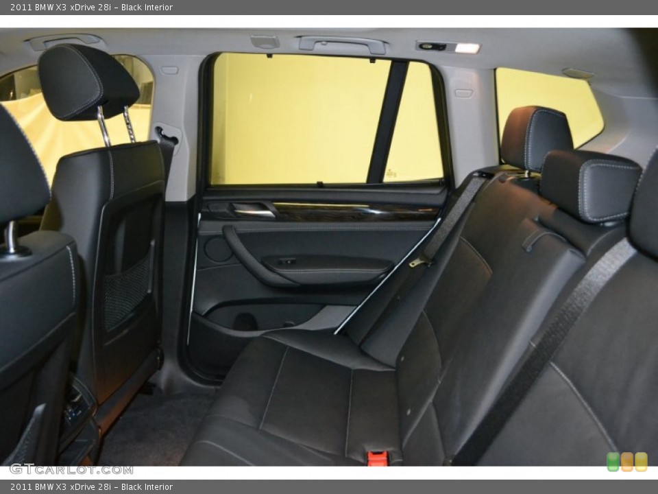 Black Interior Photo for the 2011 BMW X3 xDrive 28i #50676410