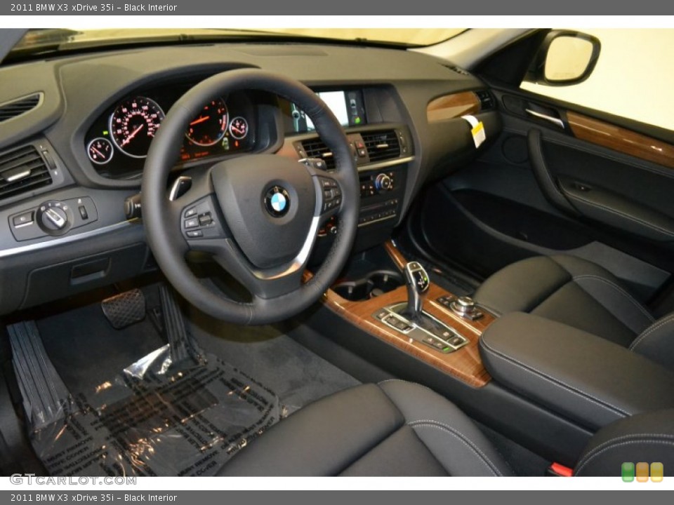 Black Interior Photo for the 2011 BMW X3 xDrive 35i #50676599