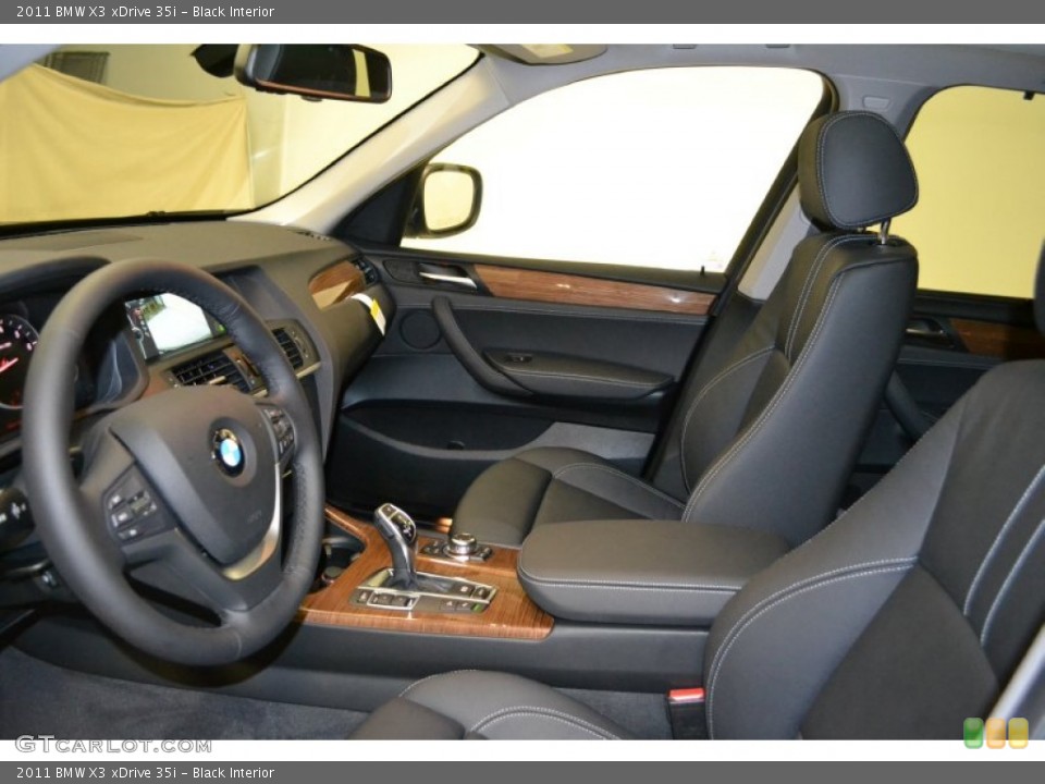 Black Interior Photo for the 2011 BMW X3 xDrive 35i #50676611