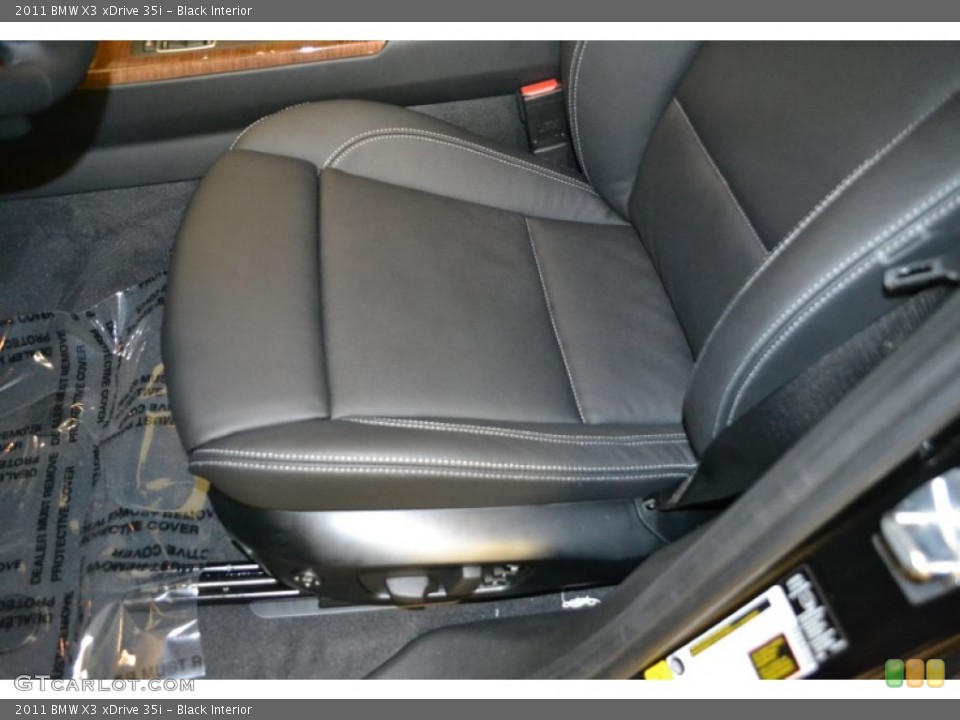 Black Interior Photo for the 2011 BMW X3 xDrive 35i #50676635