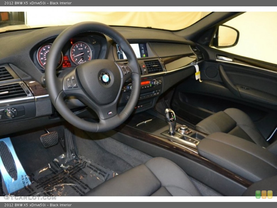 Black Interior Photo for the 2012 BMW X5 xDrive50i #50677016
