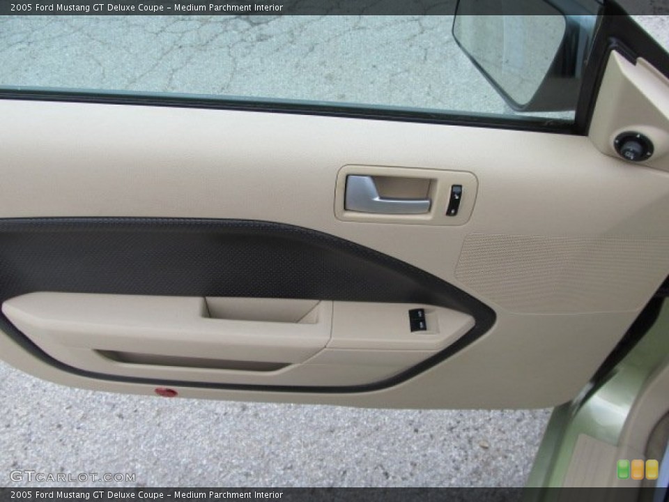 Medium Parchment Interior Door Panel for the 2005 Ford Mustang GT Deluxe Coupe #50679314