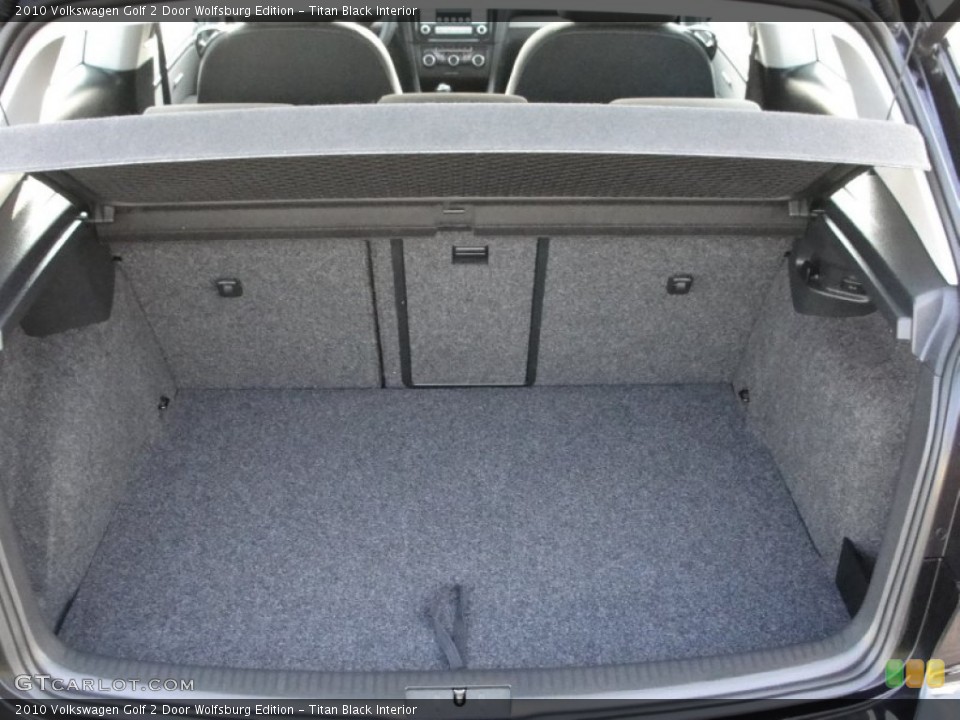 Titan Black Interior Trunk for the 2010 Volkswagen Golf 2 Door Wolfsburg Edition #50680967