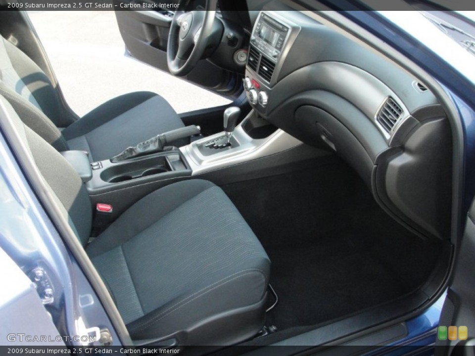 Carbon Black Interior Photo for the 2009 Subaru Impreza 2.5 GT Sedan #50681095