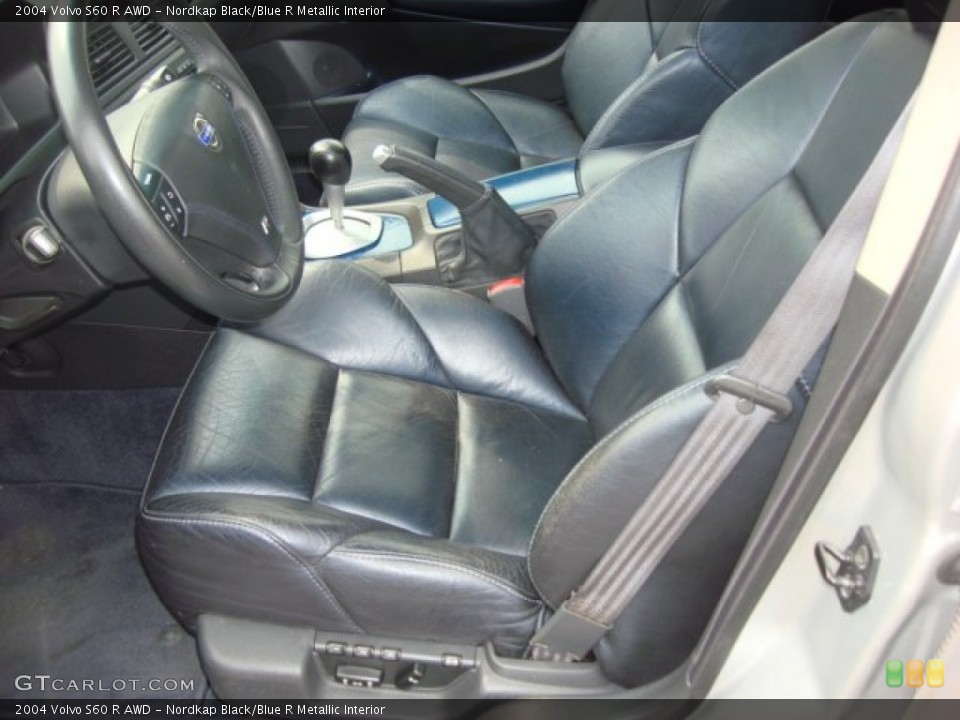Nordkap Black/Blue R Metallic Interior Photo for the 2004 Volvo S60 R AWD #50682074
