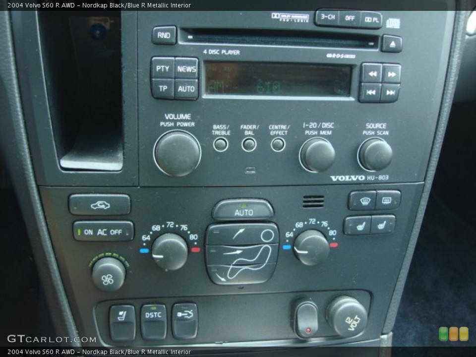 Nordkap Black/Blue R Metallic Interior Controls for the 2004 Volvo S60 R AWD #50682119