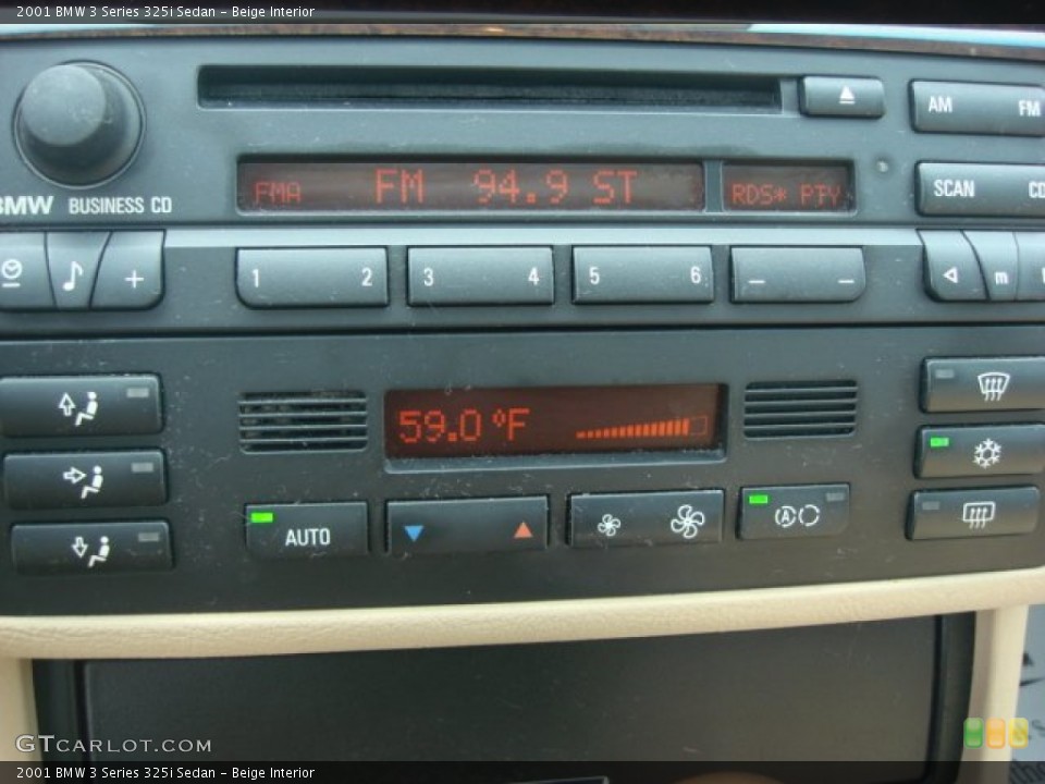 Beige Interior Controls for the 2001 BMW 3 Series 325i Sedan #50682332