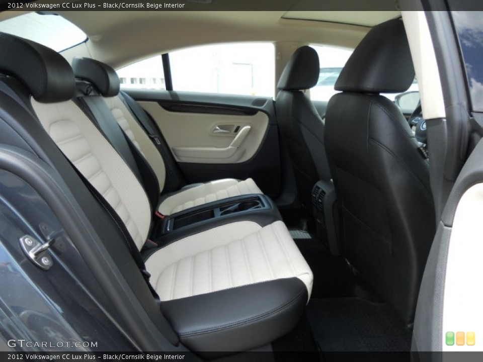 Black/Cornsilk Beige Interior Photo for the 2012 Volkswagen CC Lux Plus #50683052