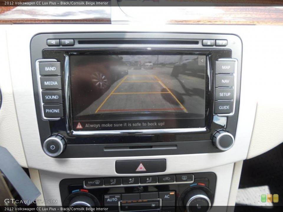 Black/Cornsilk Beige Interior Controls for the 2012 Volkswagen CC Lux Plus #50683097