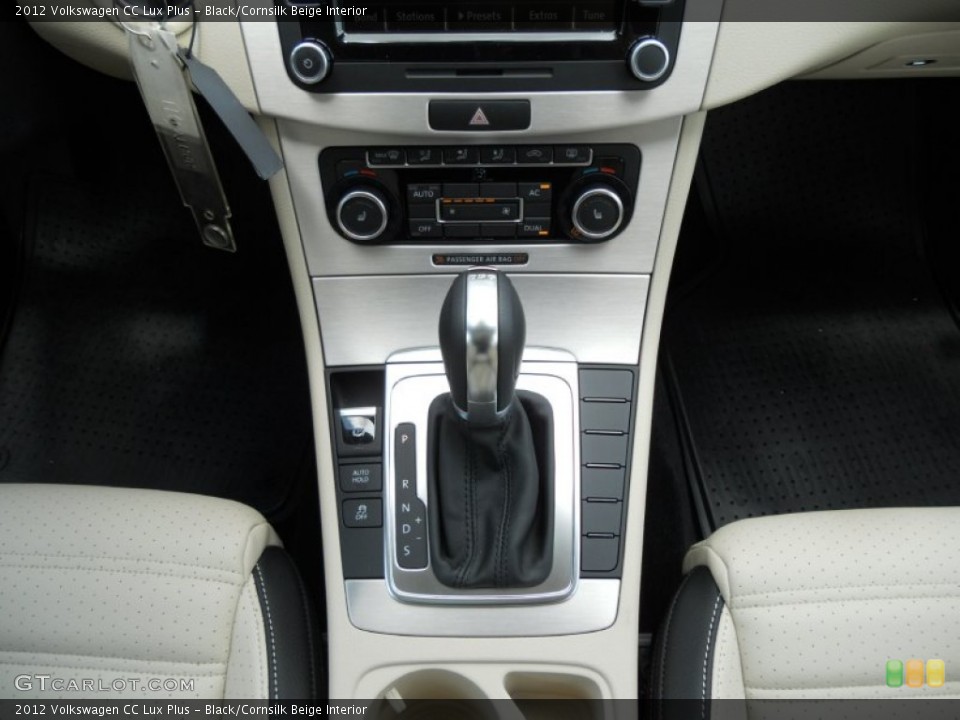 Black/Cornsilk Beige Interior Transmission for the 2012 Volkswagen CC Lux Plus #50683112