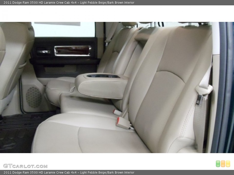 Light Pebble Beige/Bark Brown Interior Photo for the 2011 Dodge Ram 3500 HD Laramie Crew Cab 4x4 #50684279