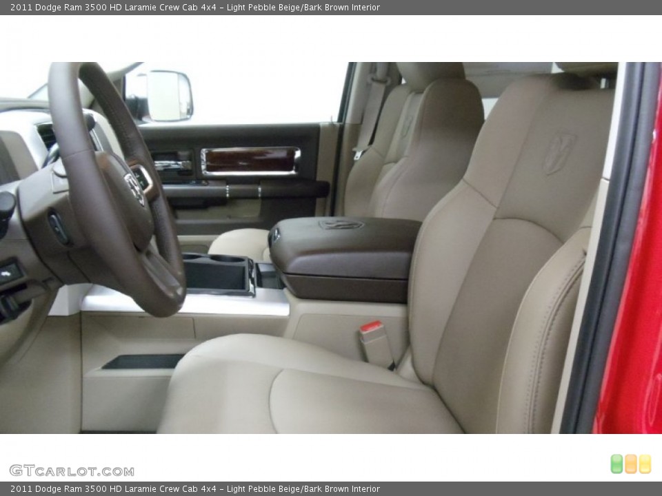 Light Pebble Beige/Bark Brown Interior Photo for the 2011 Dodge Ram 3500 HD Laramie Crew Cab 4x4 #50684906