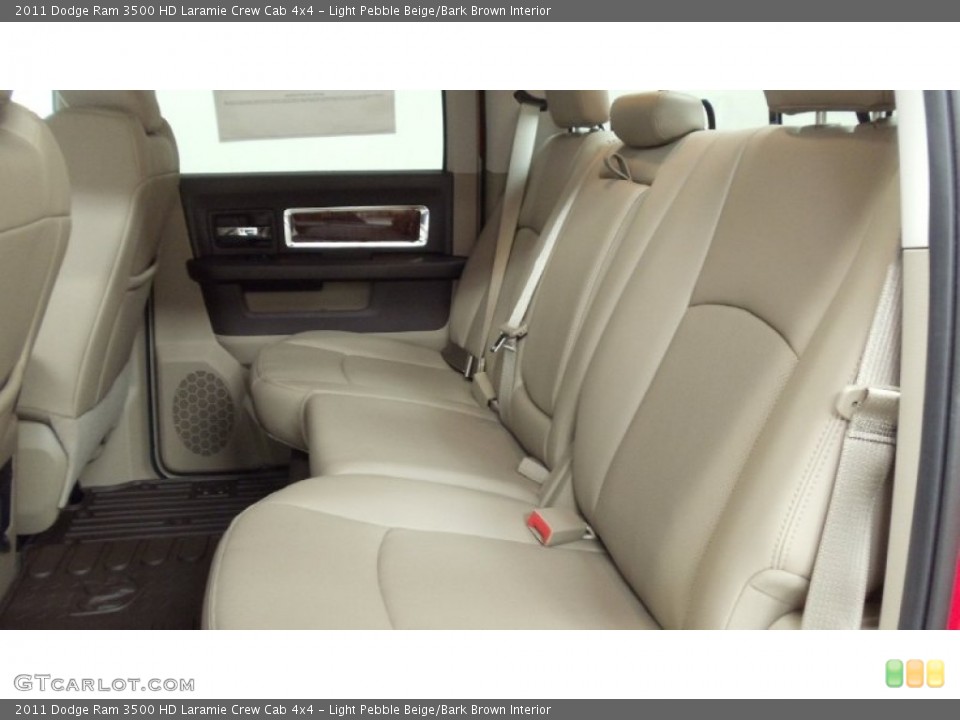 Light Pebble Beige/Bark Brown Interior Photo for the 2011 Dodge Ram 3500 HD Laramie Crew Cab 4x4 #50684915