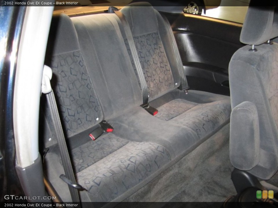 Black Interior Photo for the 2002 Honda Civic EX Coupe #50687438