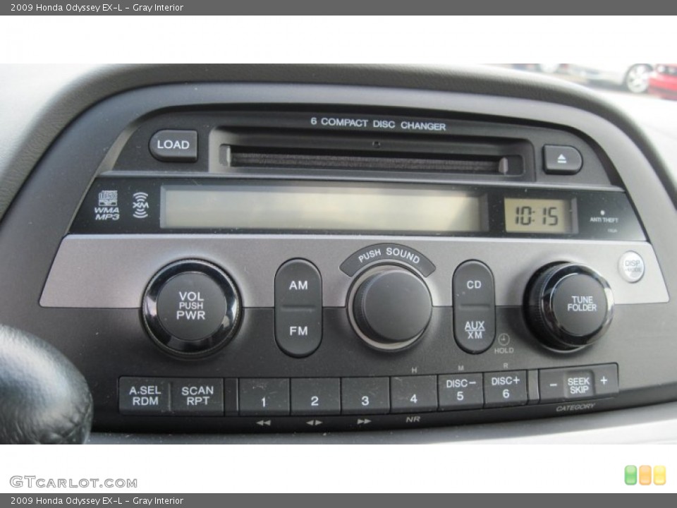 Gray Interior Controls for the 2009 Honda Odyssey EX-L #50687510