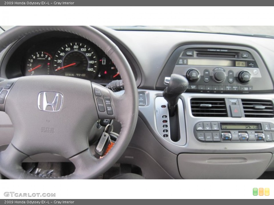 Gray Interior Controls for the 2009 Honda Odyssey EX-L #50687516