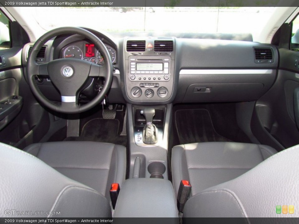 Anthracite Interior Photo for the 2009 Volkswagen Jetta TDI SportWagen #50688140