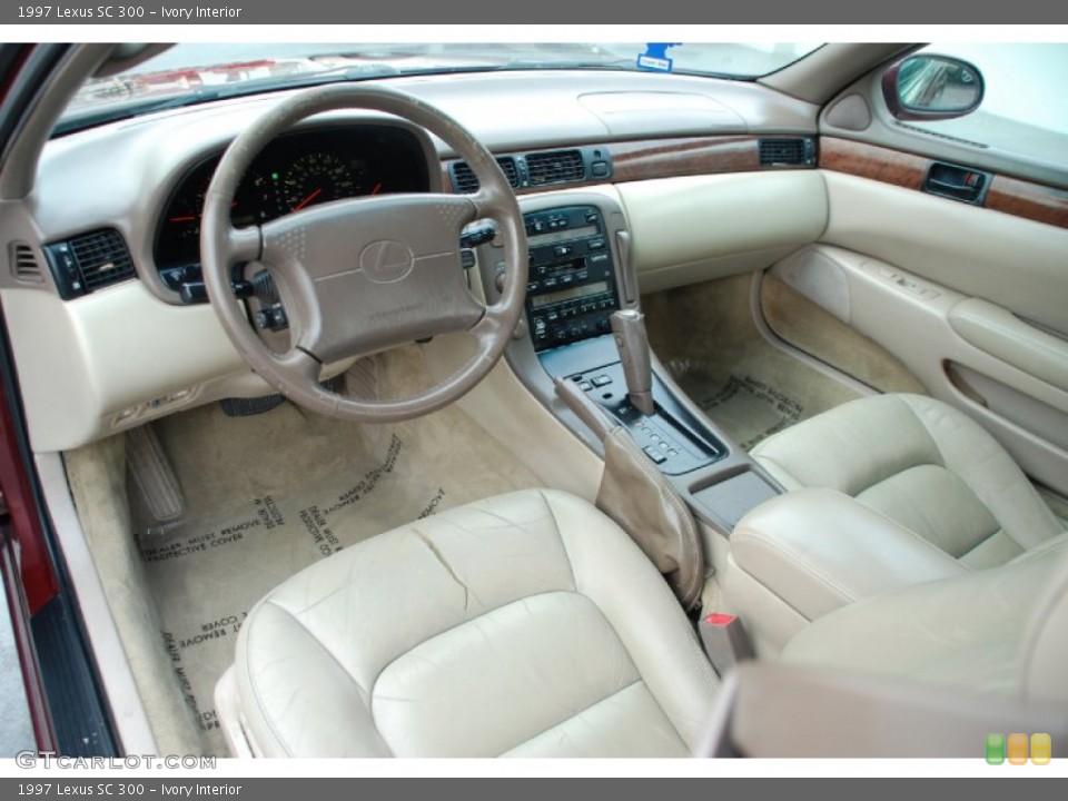 Ivory Interior Photo for the 1997 Lexus SC 300 #50688227
