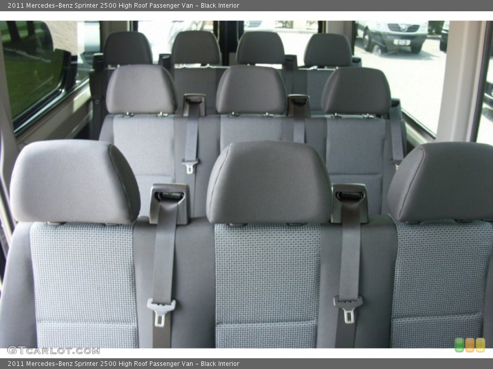 Black Interior Photo for the 2011 Mercedes-Benz Sprinter 2500 High Roof Passenger Van #50688708