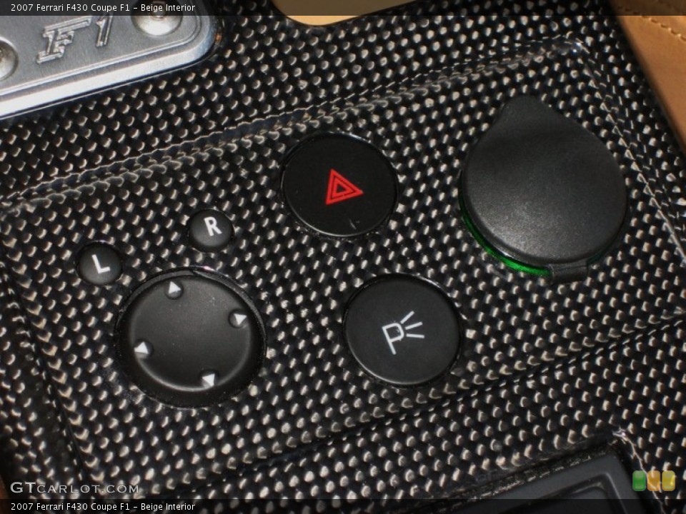 Beige Interior Controls for the 2007 Ferrari F430 Coupe F1 #50689326