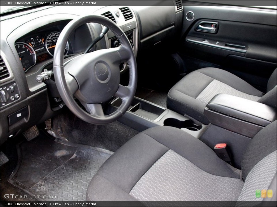 Ebony Interior Photo for the 2008 Chevrolet Colorado LT Crew Cab #50691076