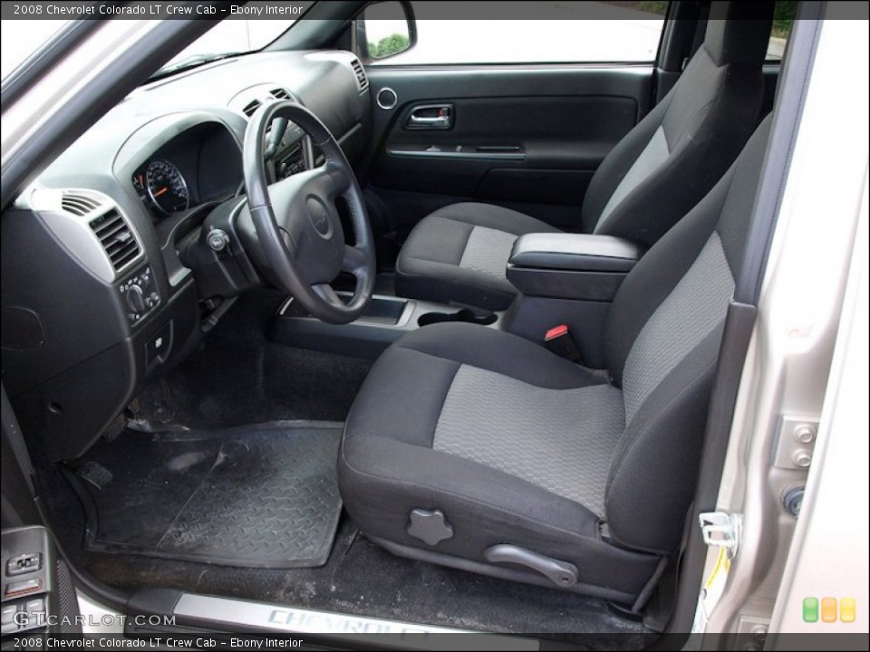 Ebony Interior Photo for the 2008 Chevrolet Colorado LT Crew Cab #50691133