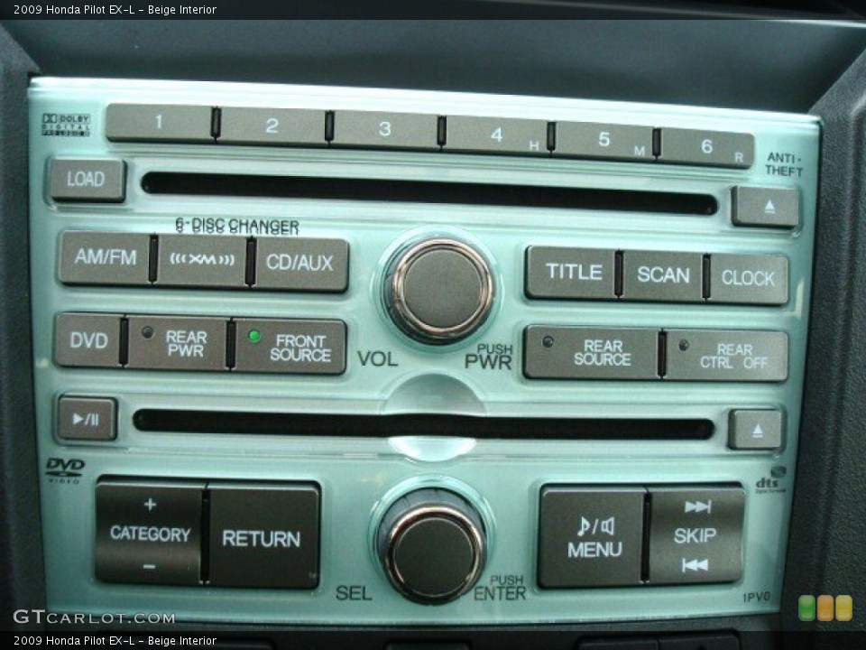 Beige Interior Controls for the 2009 Honda Pilot EX-L #50691577