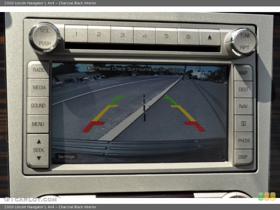 Charcoal Black Interior Controls for the 2009 Lincoln Navigator L 4x4 #50699740