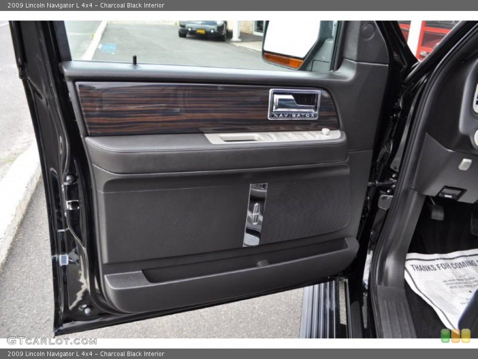 Charcoal Black Interior Door Panel for the 2009 Lincoln Navigator L 4x4 #50699920