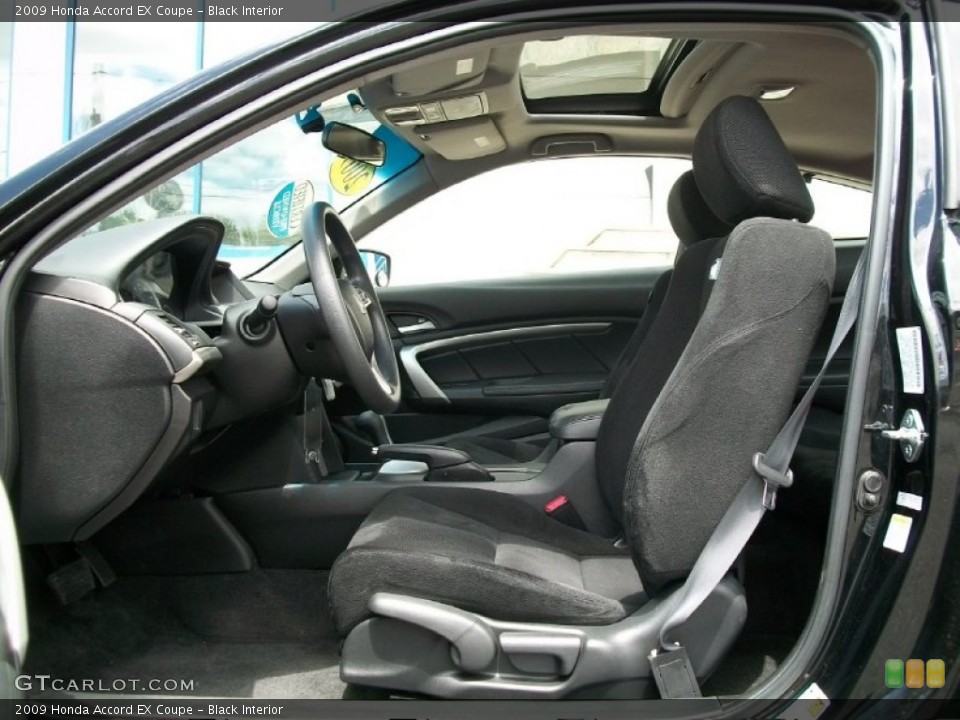 Black Interior Photo for the 2009 Honda Accord EX Coupe #50700064