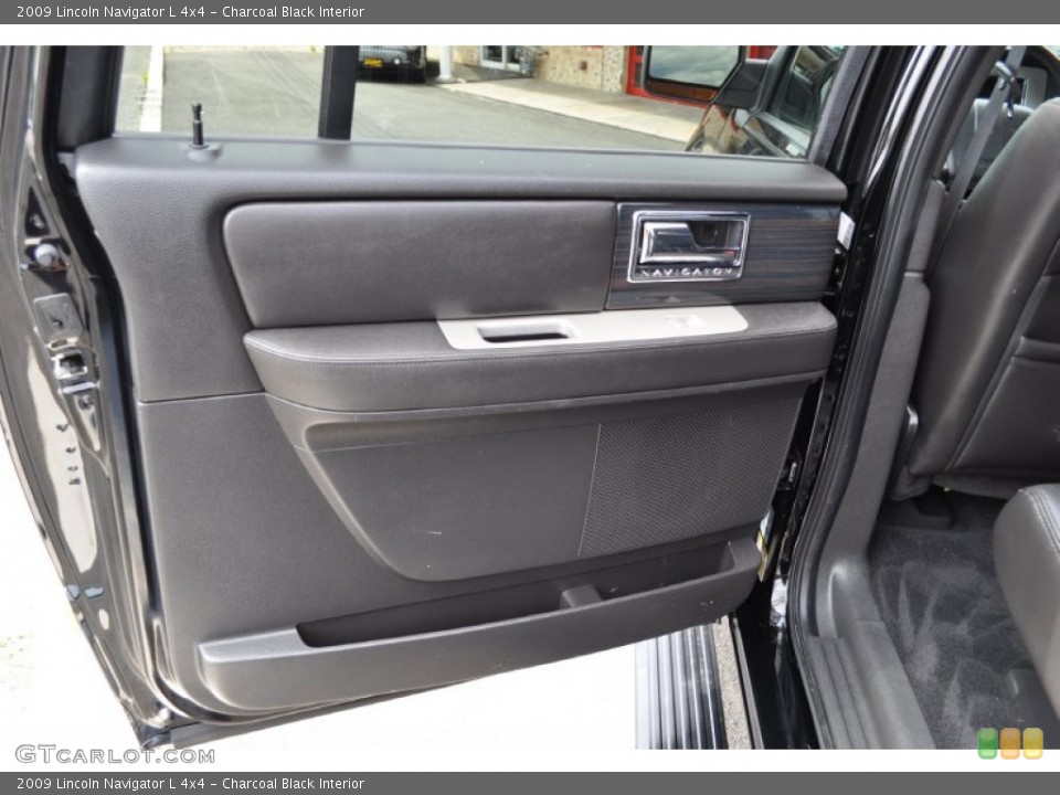 Charcoal Black Interior Door Panel for the 2009 Lincoln Navigator L 4x4 #50700094