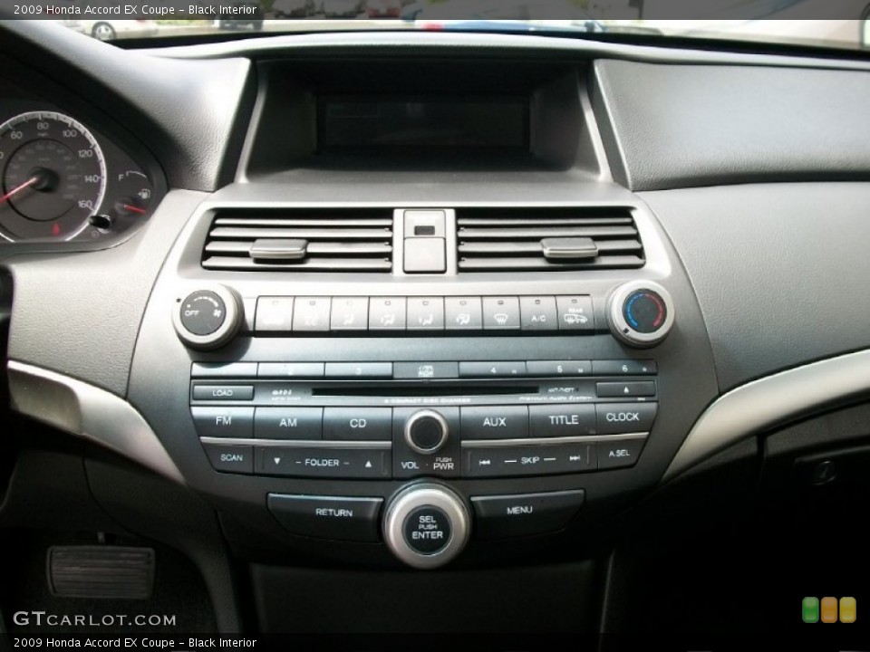 Black Interior Controls for the 2009 Honda Accord EX Coupe #50700154